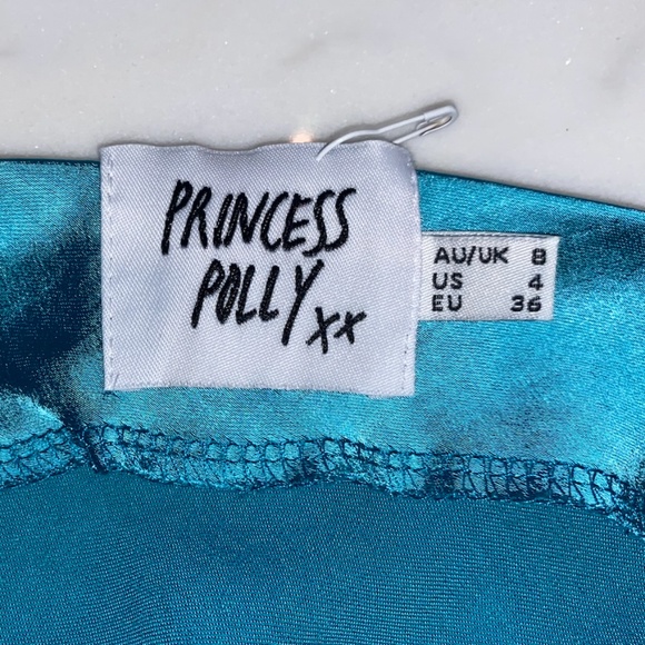 NWT Princess Polly Cairo Mini Dress- Blue - Picture 7 of 9